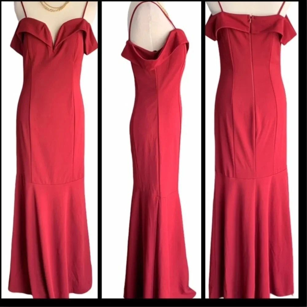 Eureka Off The Shoulder Special Occasion Maxi Gown Size L